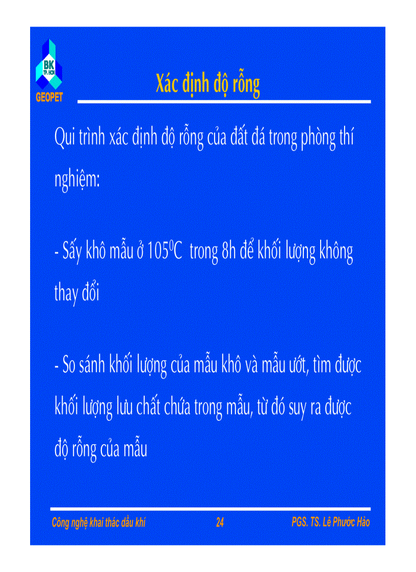 image for page Bài giảng công nghệ khai thác dầu khí