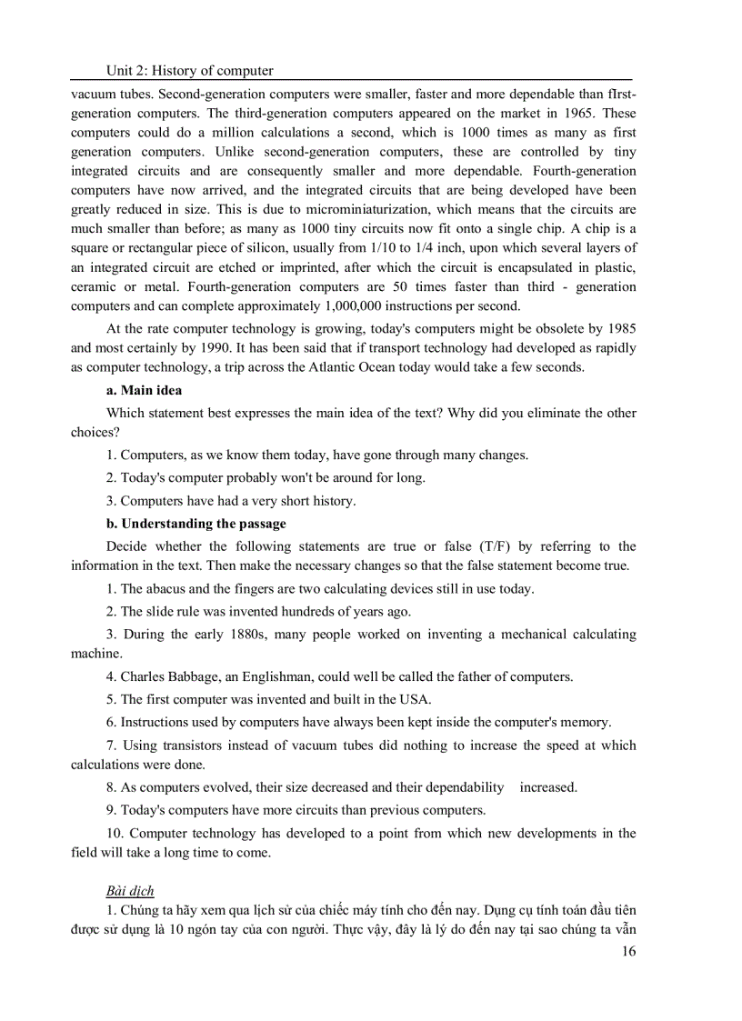 image for page Bài giảng tiếng anh chuyên ngành công nghệ thông tin