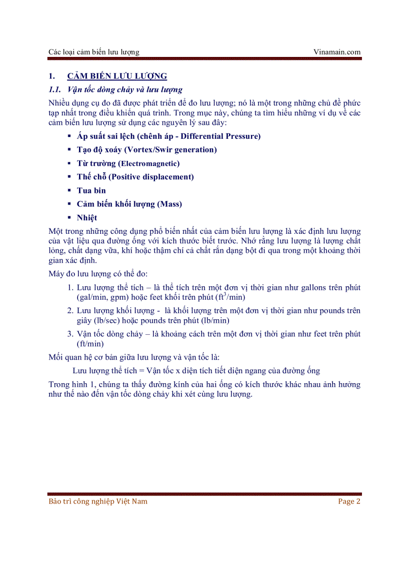 image for page Cảm biến lưu lượng