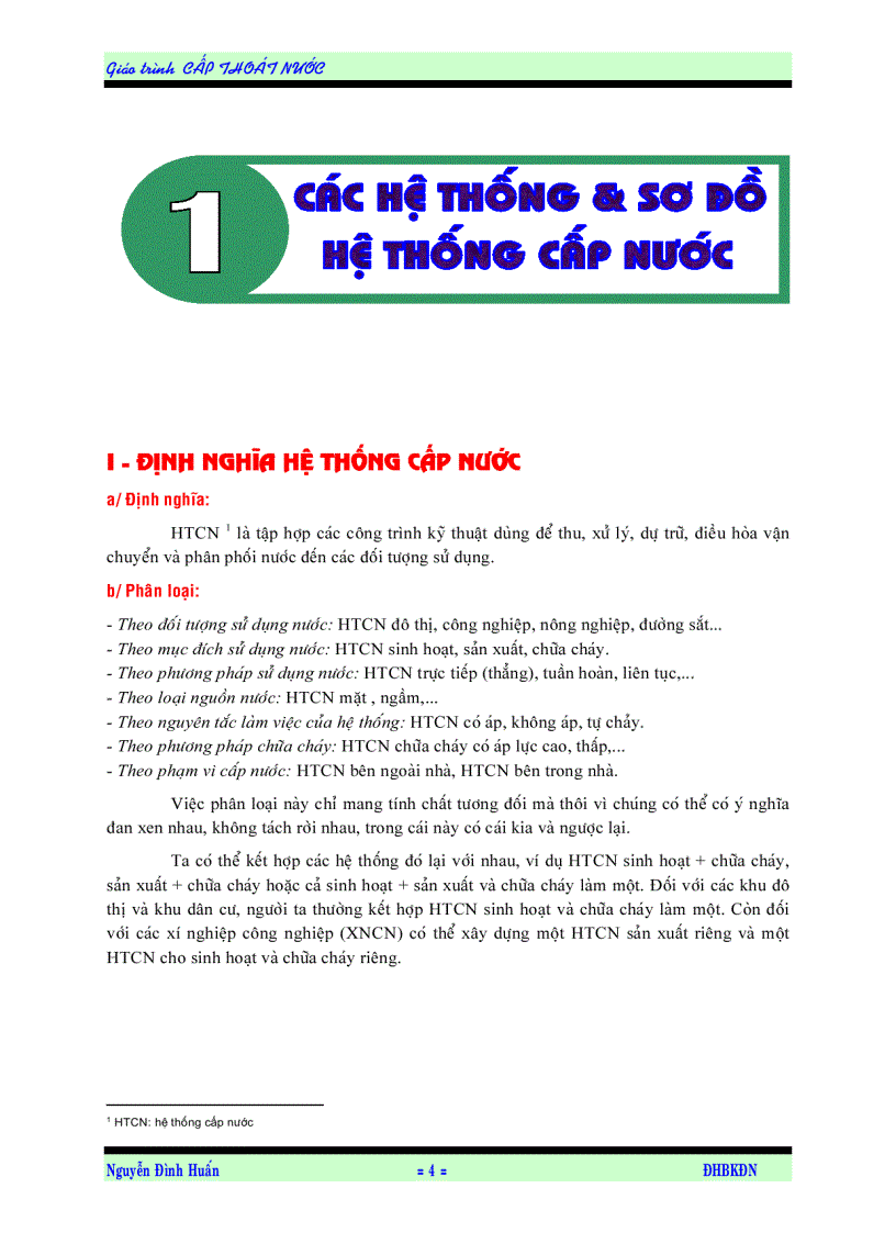 image for page Bài giảng cấp thoát nước Tài liệu của ĐH Đà Nẵng