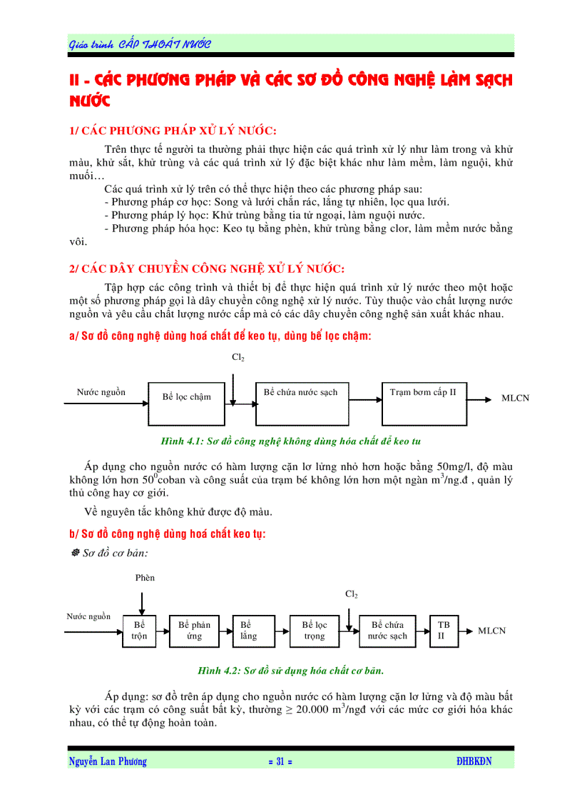 image for page Bài giảng cấp thoát nước Tài liệu của ĐH Đà Nẵng