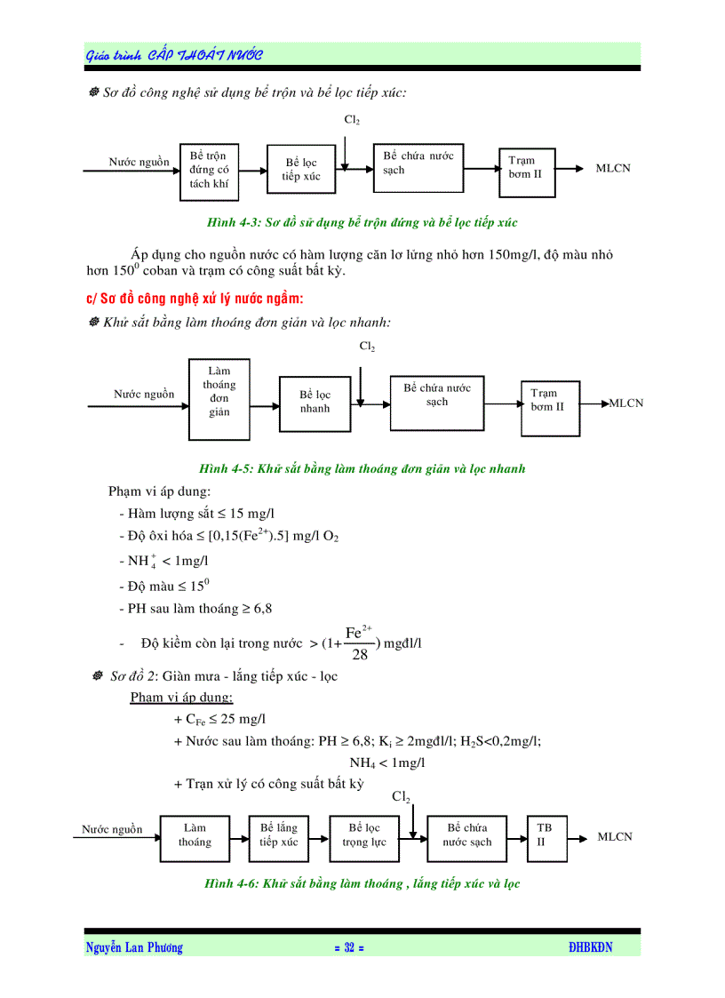 image for page Bài giảng cấp thoát nước Tài liệu của ĐH Đà Nẵng