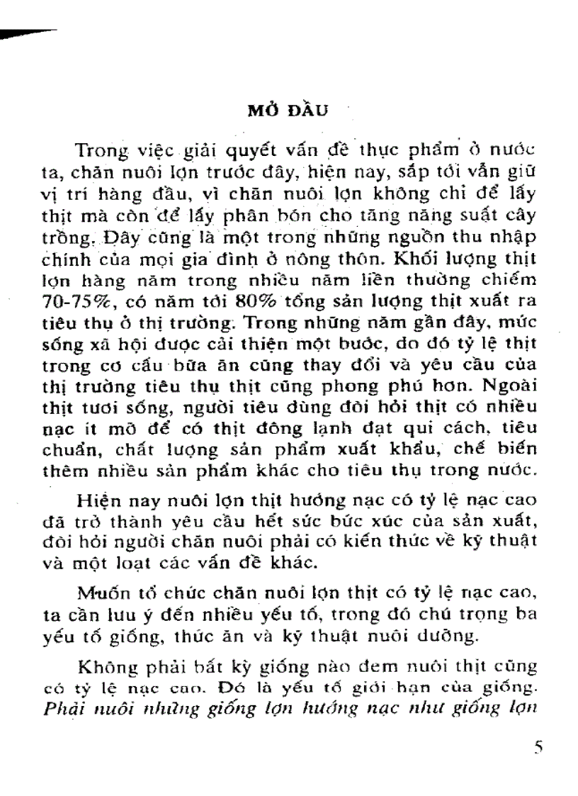 image for page Kỹ thuật nuôi lợn thịt lớn nhanh nhiều nạc