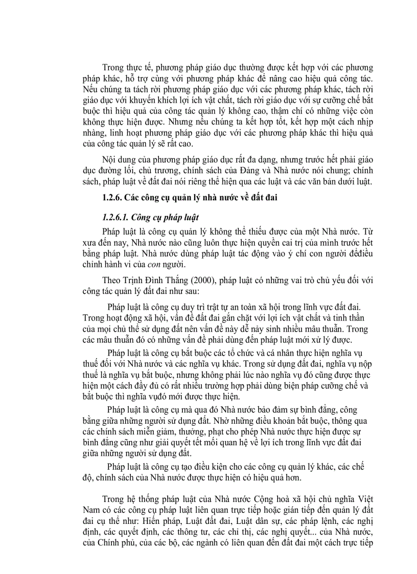 image for page Giáo trình QUẢN LÝ NHÀ NƯỚC VỀ ĐẤT ĐAI