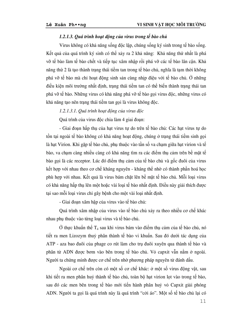 image for page Giáo trình VI SINH VAT HỌC MÔI TRƯỜNG