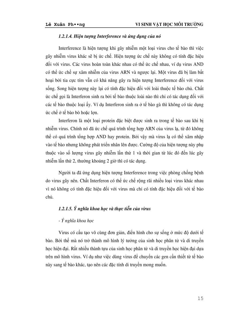 image for page Giáo trình VI SINH VAT HỌC MÔI TRƯỜNG