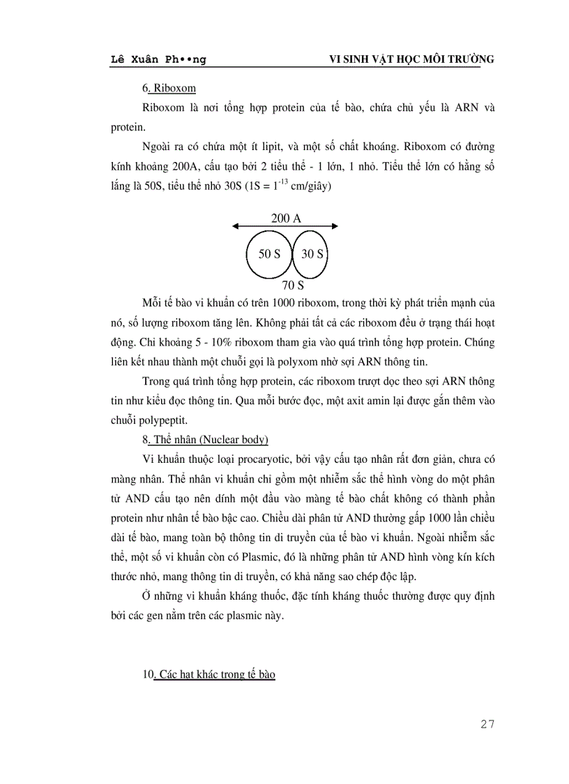 image for page Giáo trình VI SINH VAT HỌC MÔI TRƯỜNG