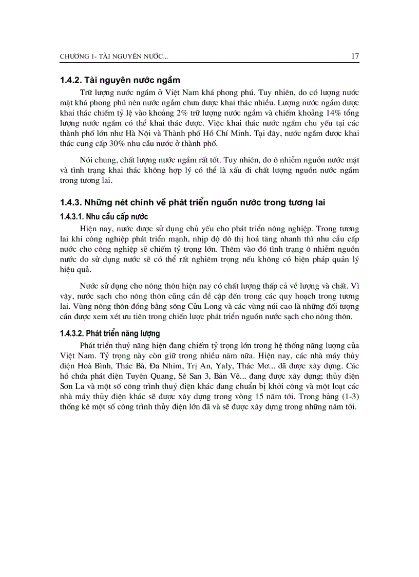 image for page Giáo trình quy hoạch và quản lý nguông nước