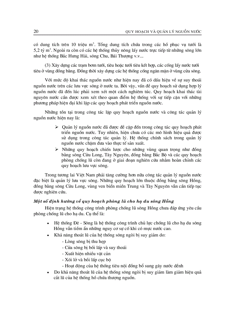 image for page Giáo trình quy hoạch và quản lý nguông nước