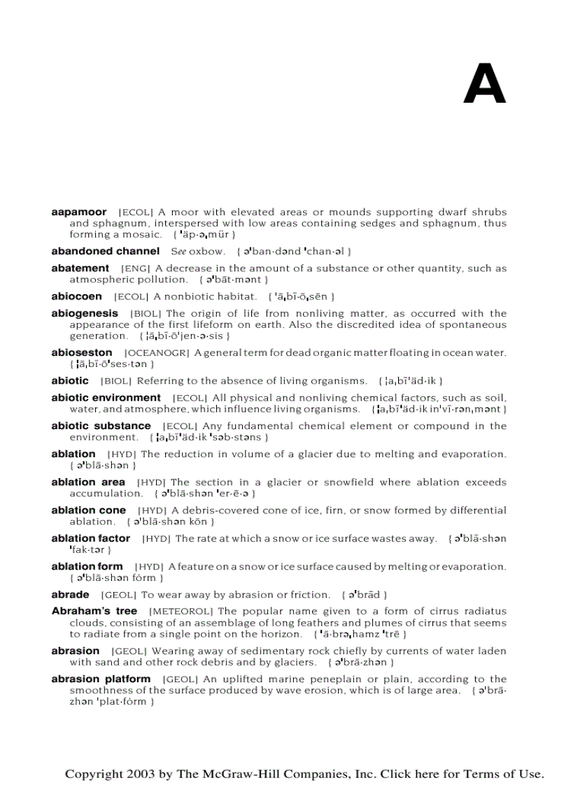 image for page Từ điển ngành môi trường Tiếng anh