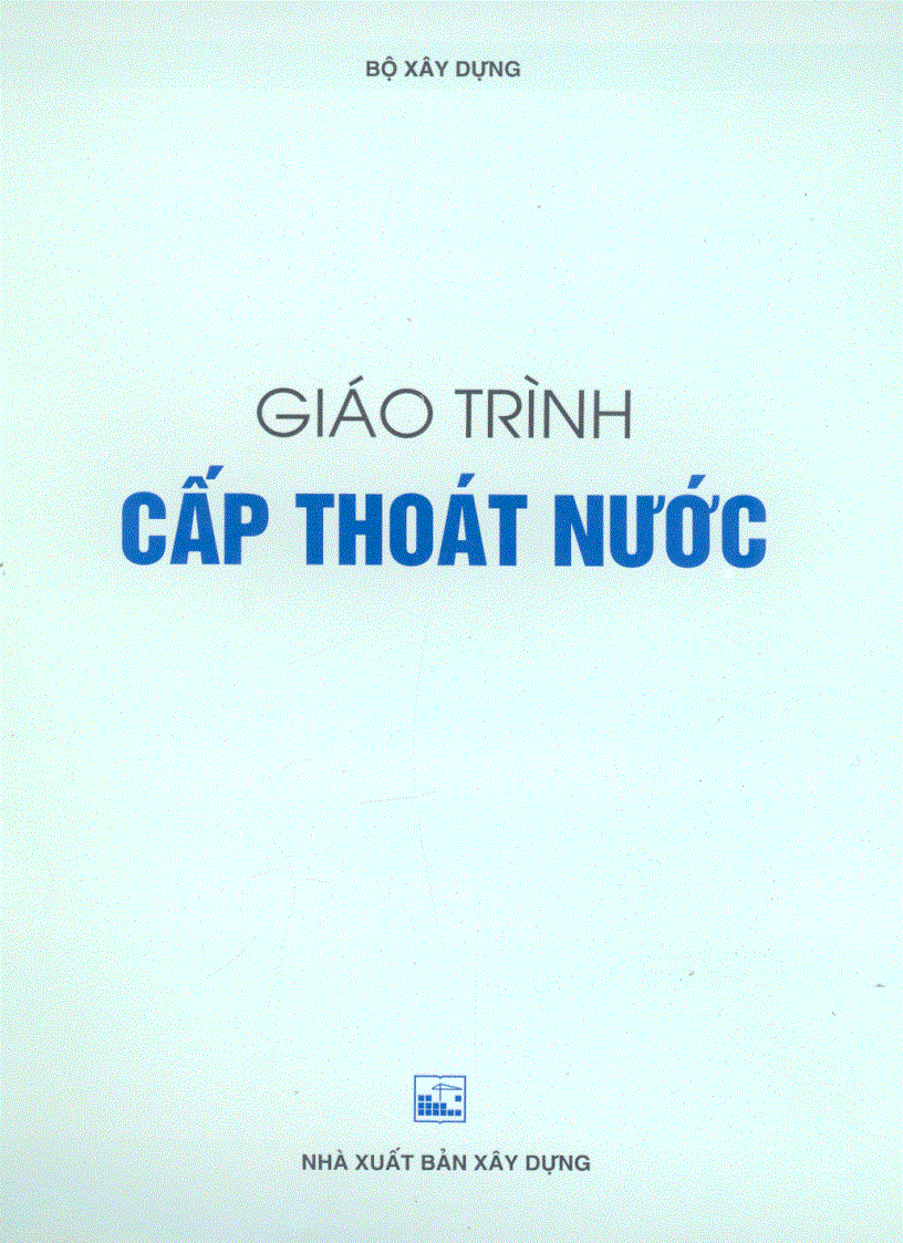 image for page Giáo trình cấp thoát nước NXB XD