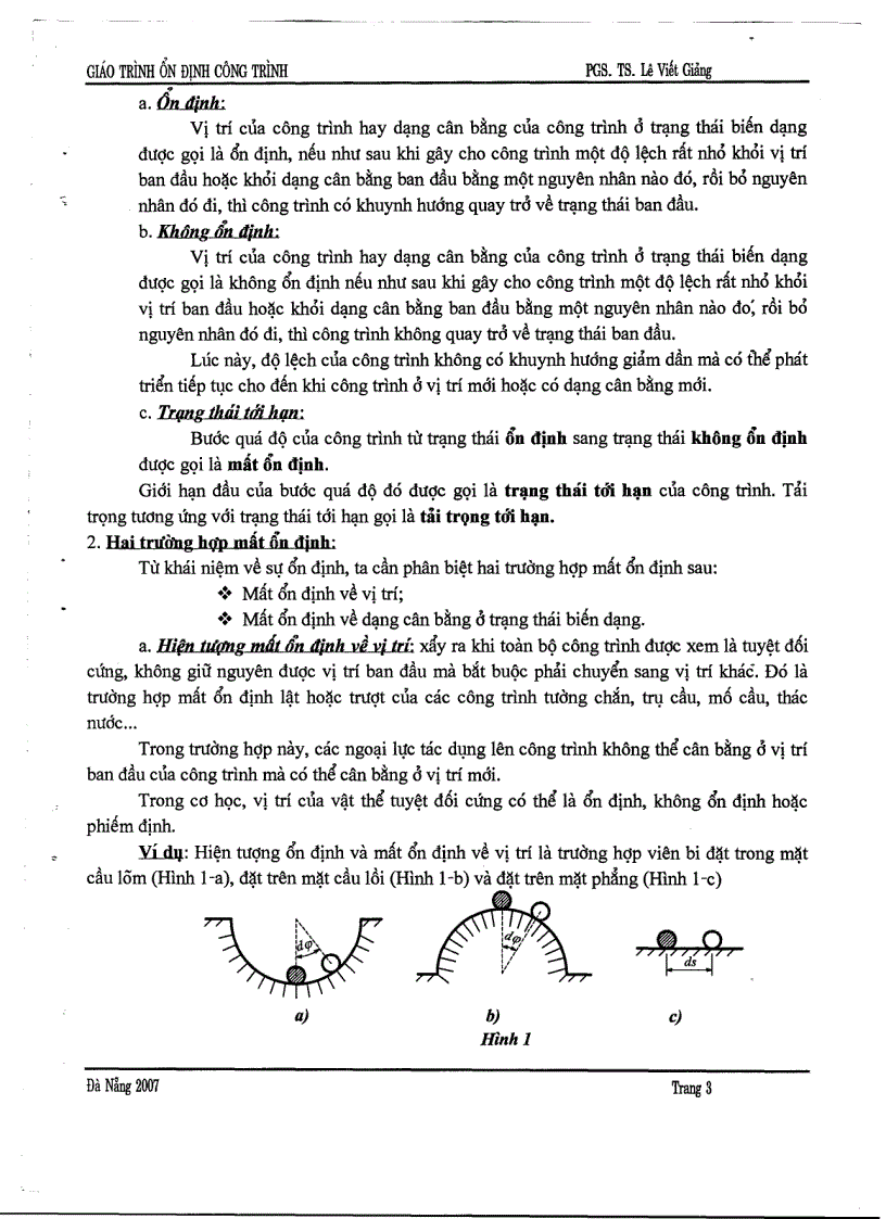 image for page Giáo trình ổn định công trình