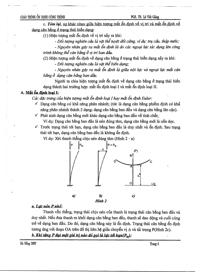 image for page Giáo trình ổn định công trình
