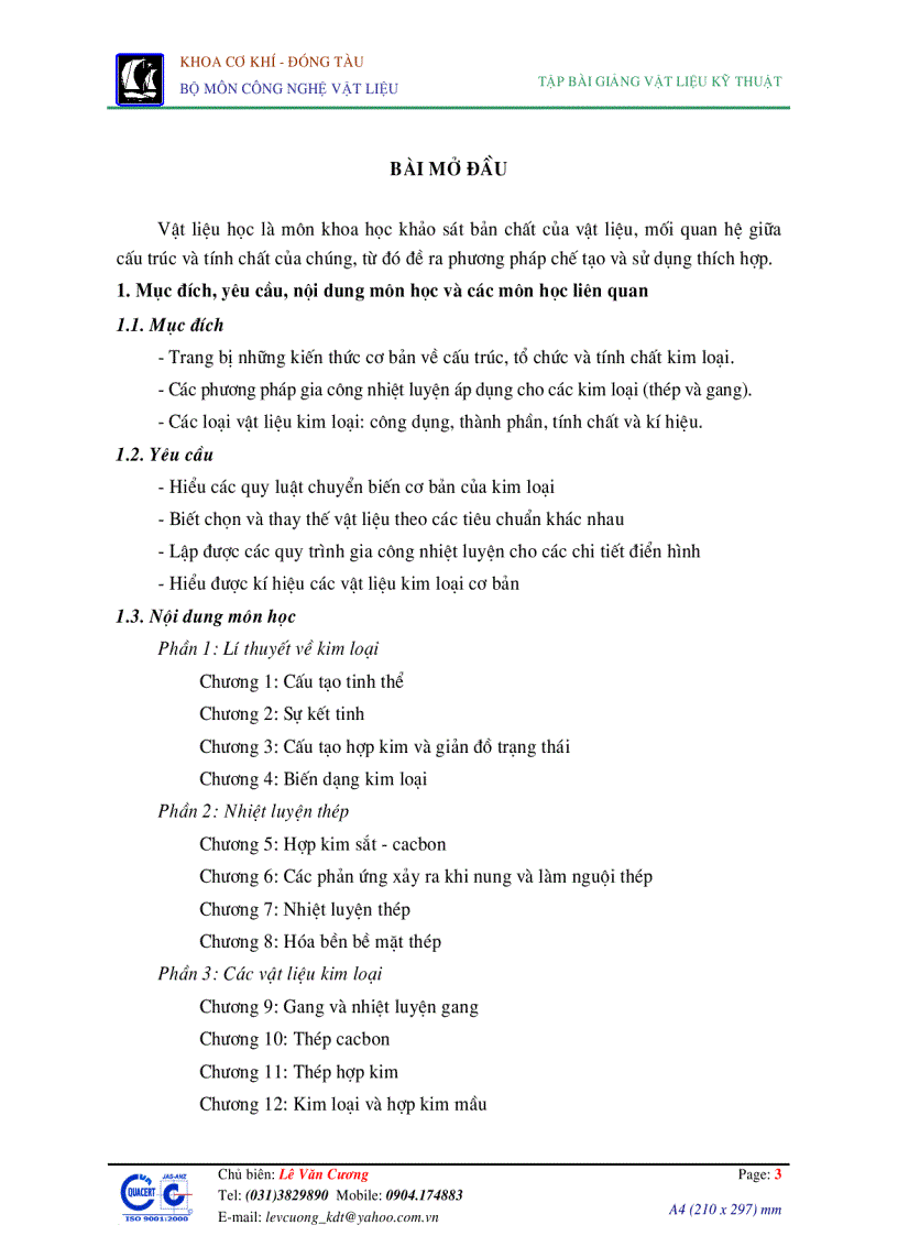 image for page Giáo trình vật liệu kỹ thuật Đại học hàng hải