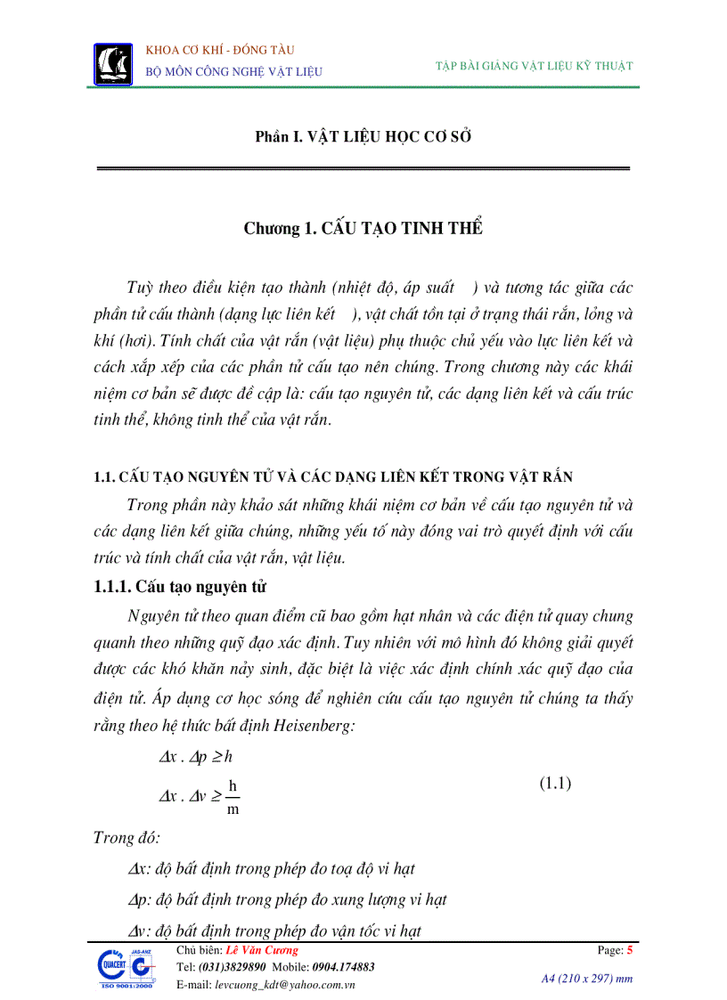 image for page Giáo trình vật liệu kỹ thuật Đại học hàng hải