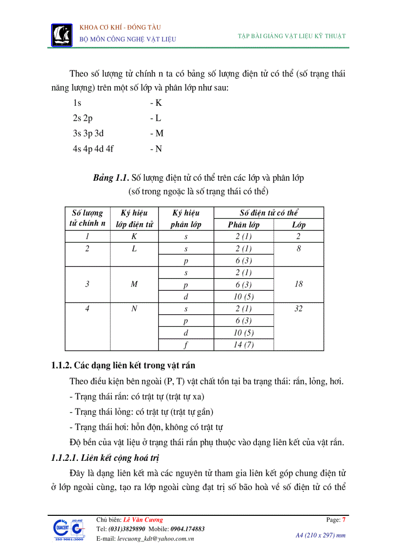 image for page Giáo trình vật liệu kỹ thuật Đại học hàng hải