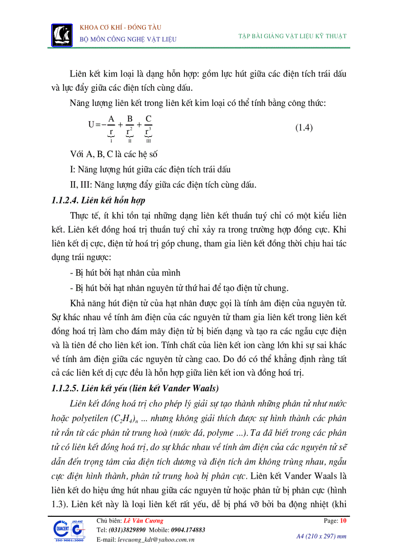 image for page Giáo trình vật liệu kỹ thuật Đại học hàng hải