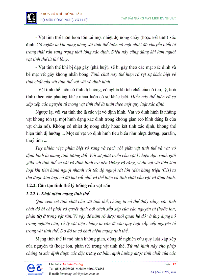 image for page Giáo trình vật liệu kỹ thuật Đại học hàng hải