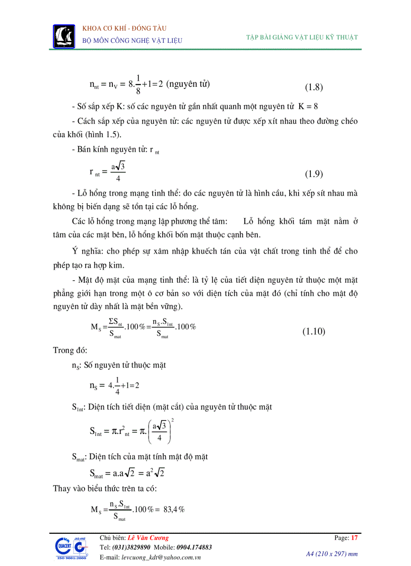 image for page Giáo trình vật liệu kỹ thuật Đại học hàng hải