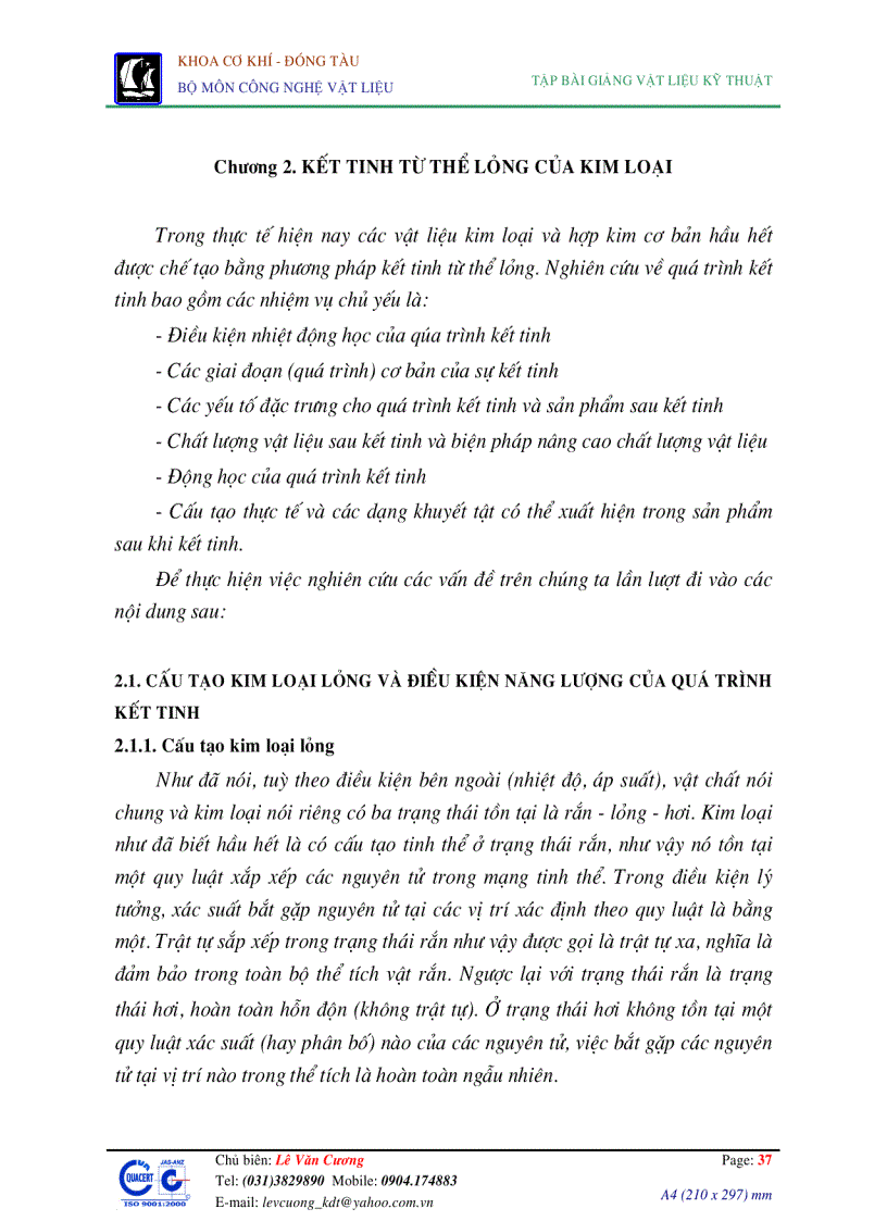 image for page Giáo trình vật liệu kỹ thuật Đại học hàng hải