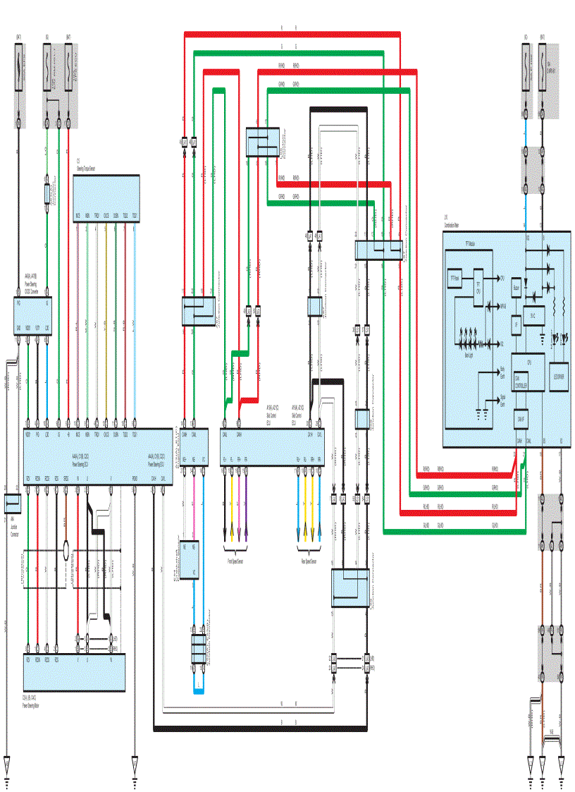 image for page Sơ đồ mạch điện ht lái trợ lực điện eps của lexus 460l