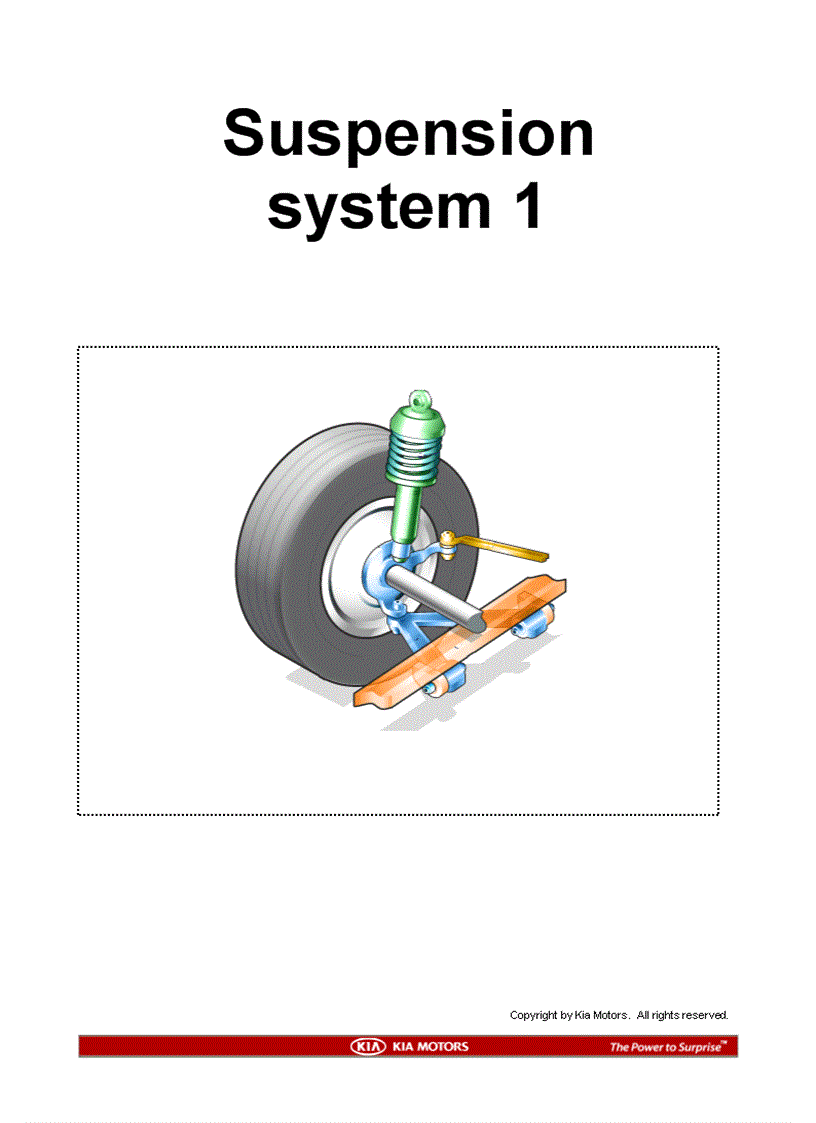image for page Tài liệu đào tạo kỹ thuật của hãng xe KIA Phần hệ thống treo