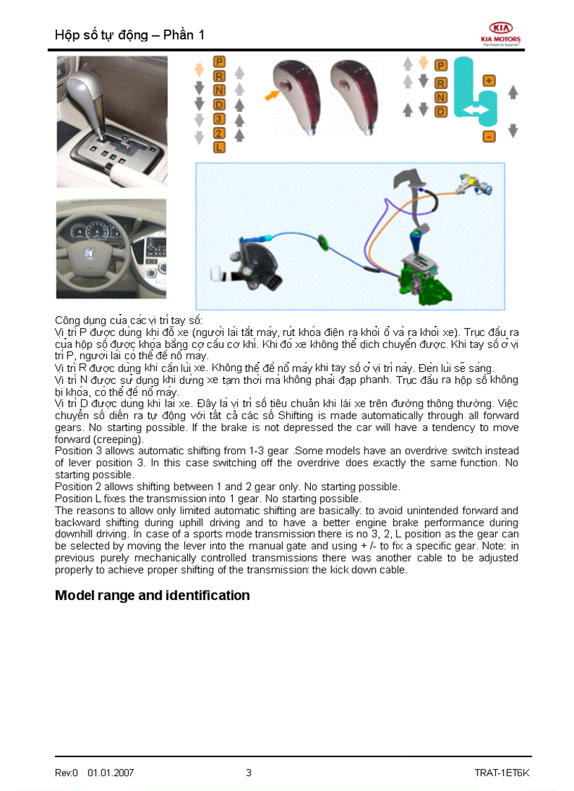 image for page Tài liệu đào tạo kỹ thuật của hãng xe KIA Phần hộp số tự động AT