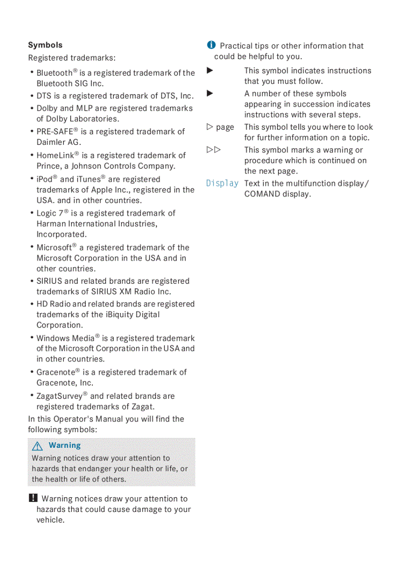 image for page Hướng dẫn sử dụng Mercedes Benz S Sedan Class2011 s