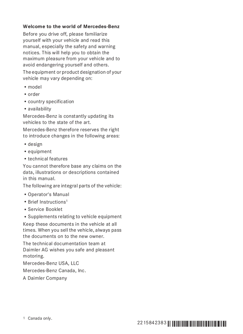 image for page Hướng dẫn sử dụng Mercedes Benz S Sedan Class2011 s