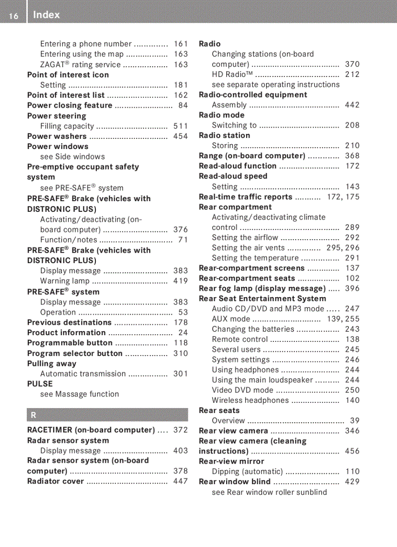 image for page Hướng dẫn sử dụng Mercedes Benz S Sedan Class2011 s