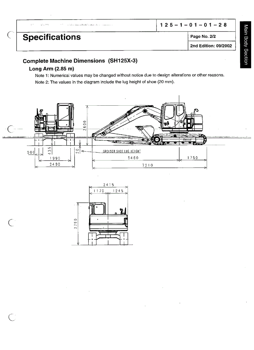 image for page Workshop manual máy đào SUMITOMO 125 3 135X 3