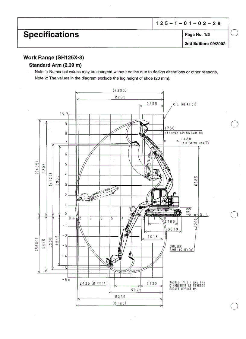 image for page Workshop manual máy đào SUMITOMO 125 3 135X 3