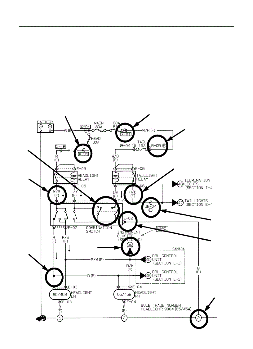 image for page Sơ đồ mạch điện xe mazda