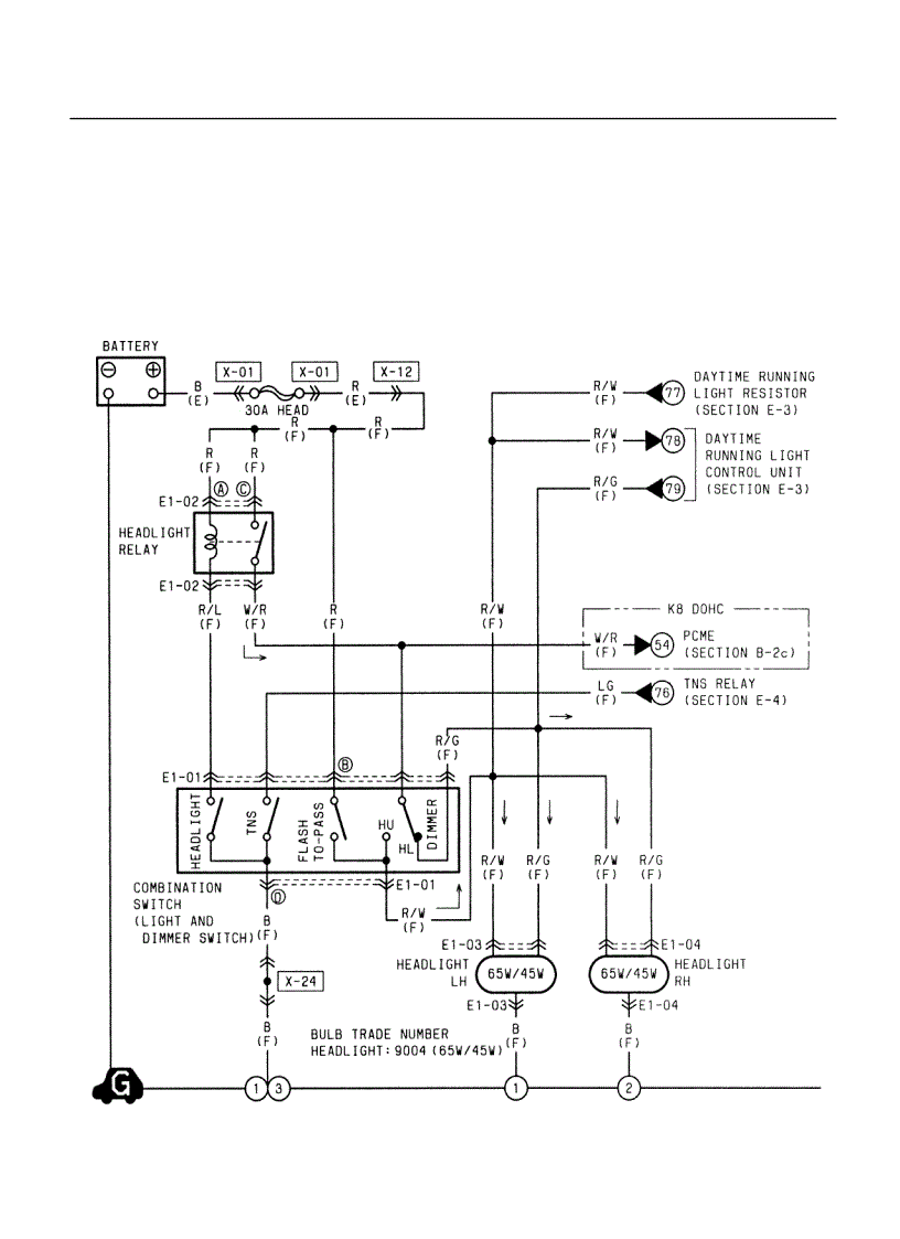 image for page Sơ đồ mạch điện xe mazda