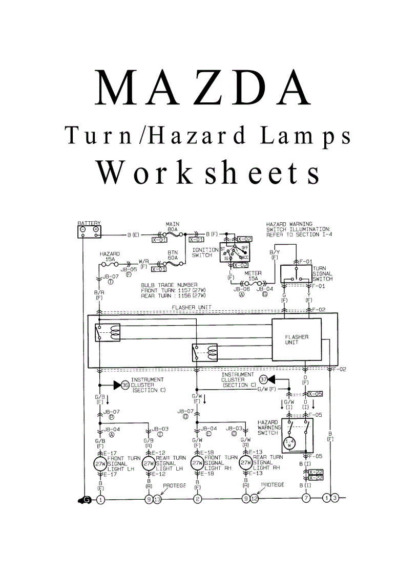image for page Sơ đồ mạch điện xe mazda