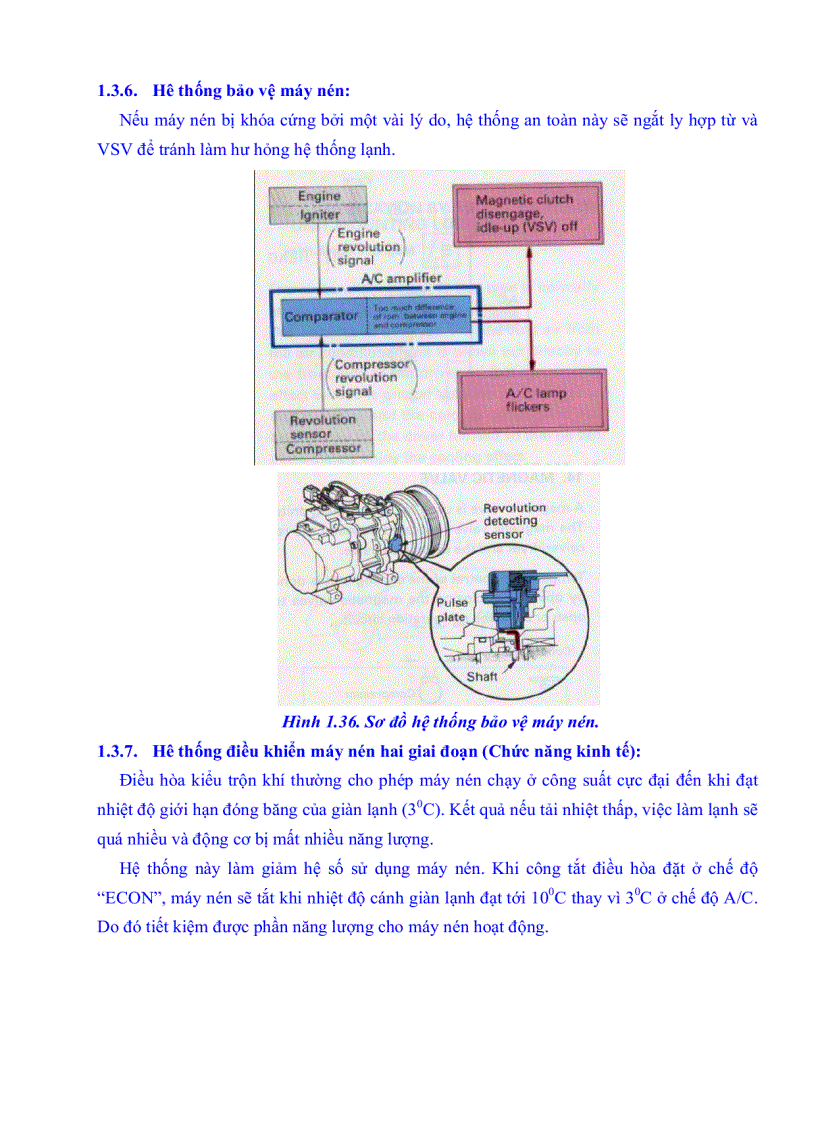 image for page Hệ thống điều hòa không khí trên ô tô