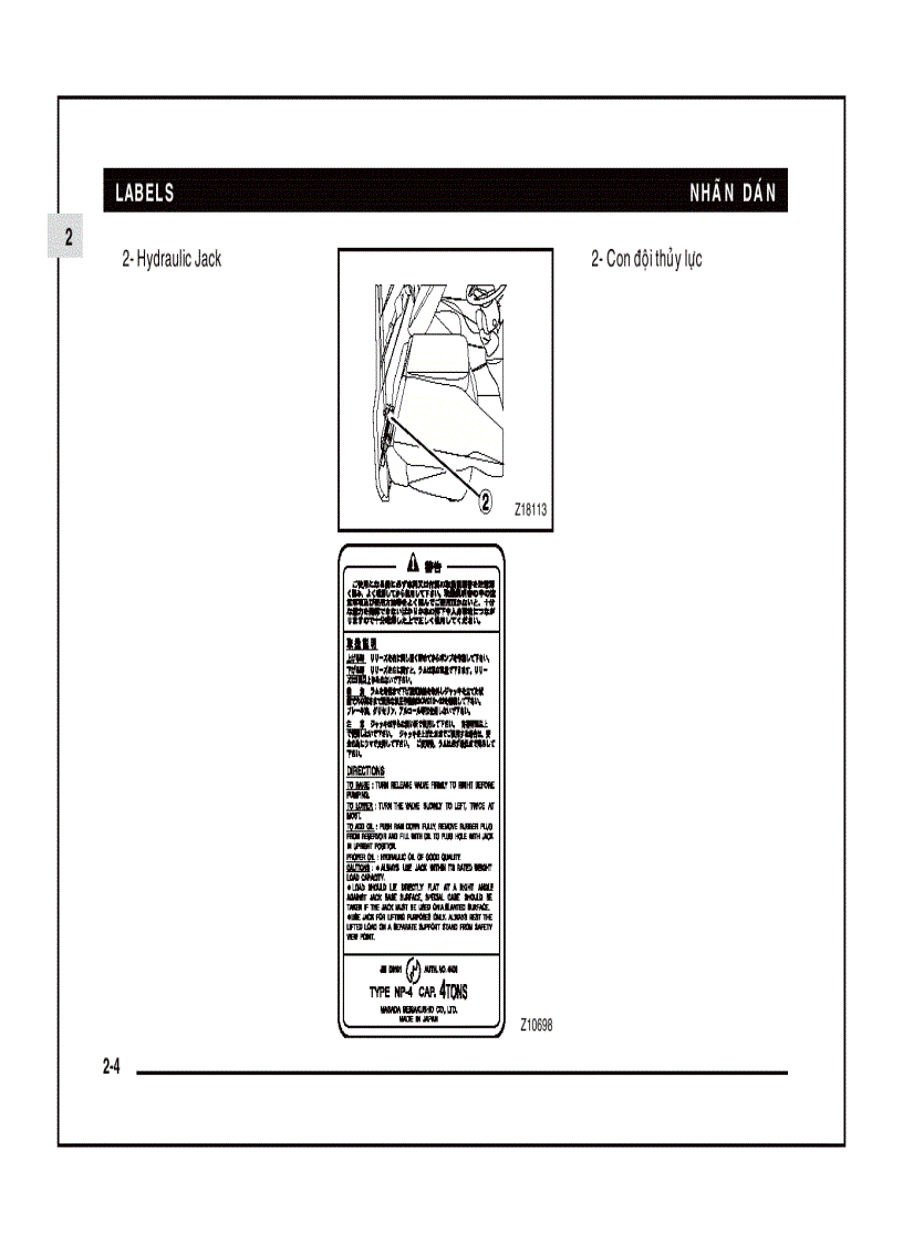 image for page Hướng dẫn sử dụng xe ô tô MITSUBISHI Canter