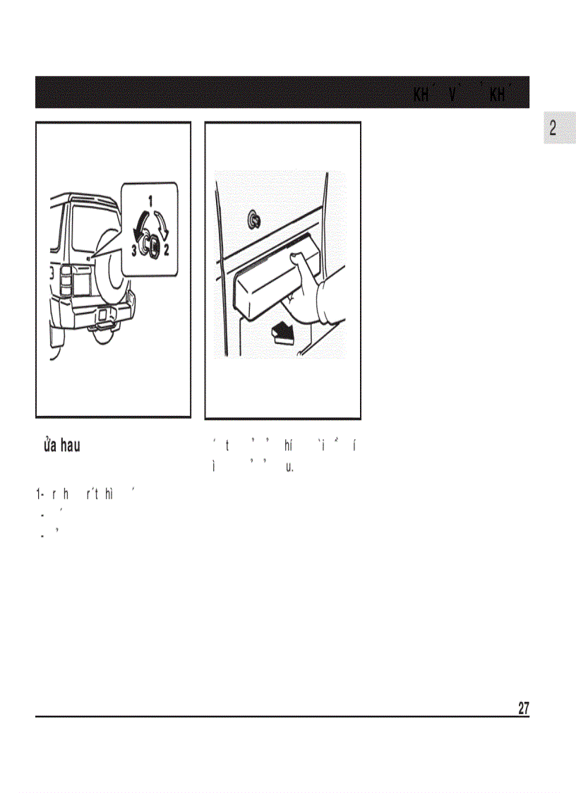 image for page Hướng dẫn sử dụng xe ô tô MITSUBISHI Pajero