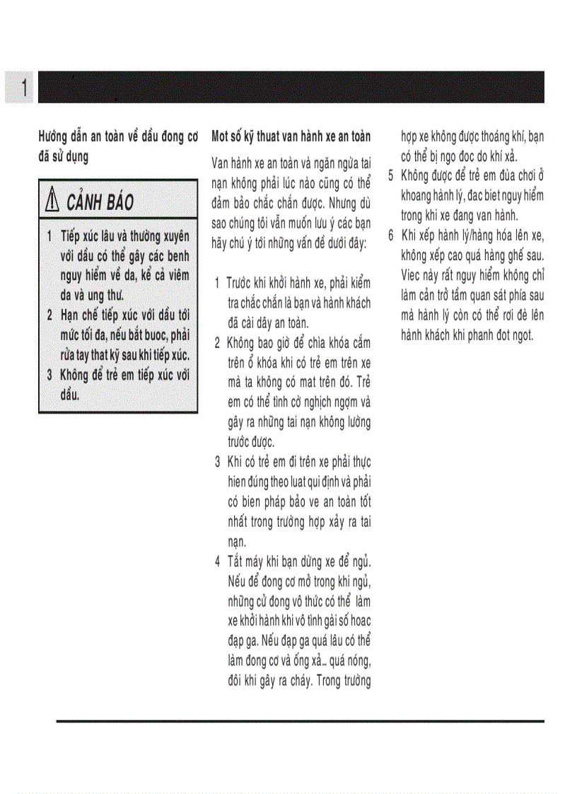 image for page Hướng dẫn sử dụng xe ô tô MITSUBISHI Jolie