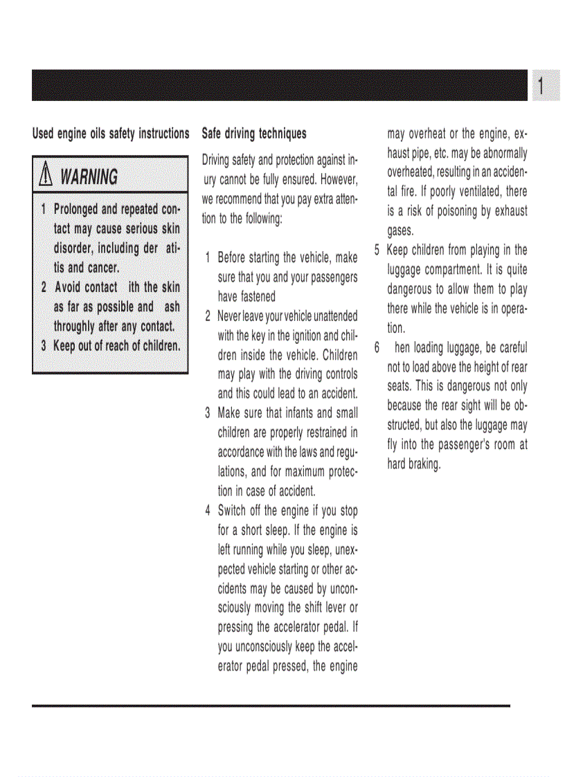 image for page Hướng dẫn sử dụng xe ô tô MITSUBISHI Jolie