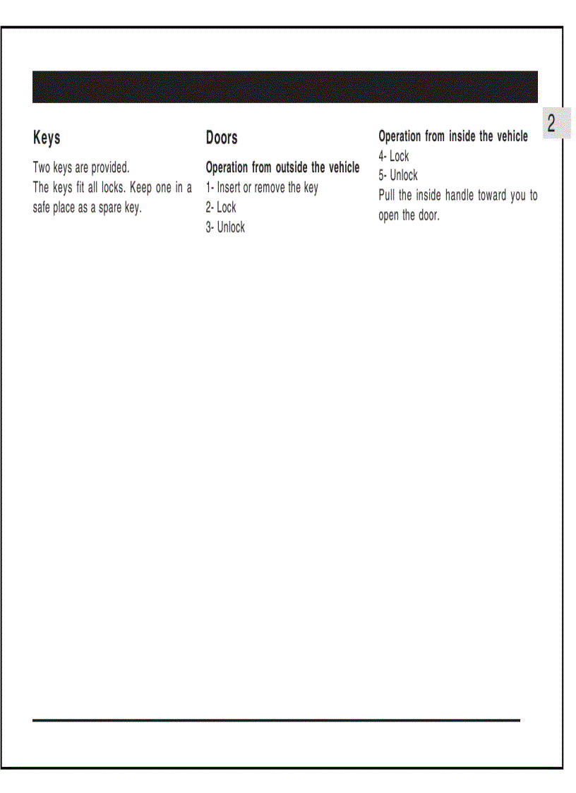 image for page Hướng dẫn sử dụng xe ô tô MITSUBISHI Jolie