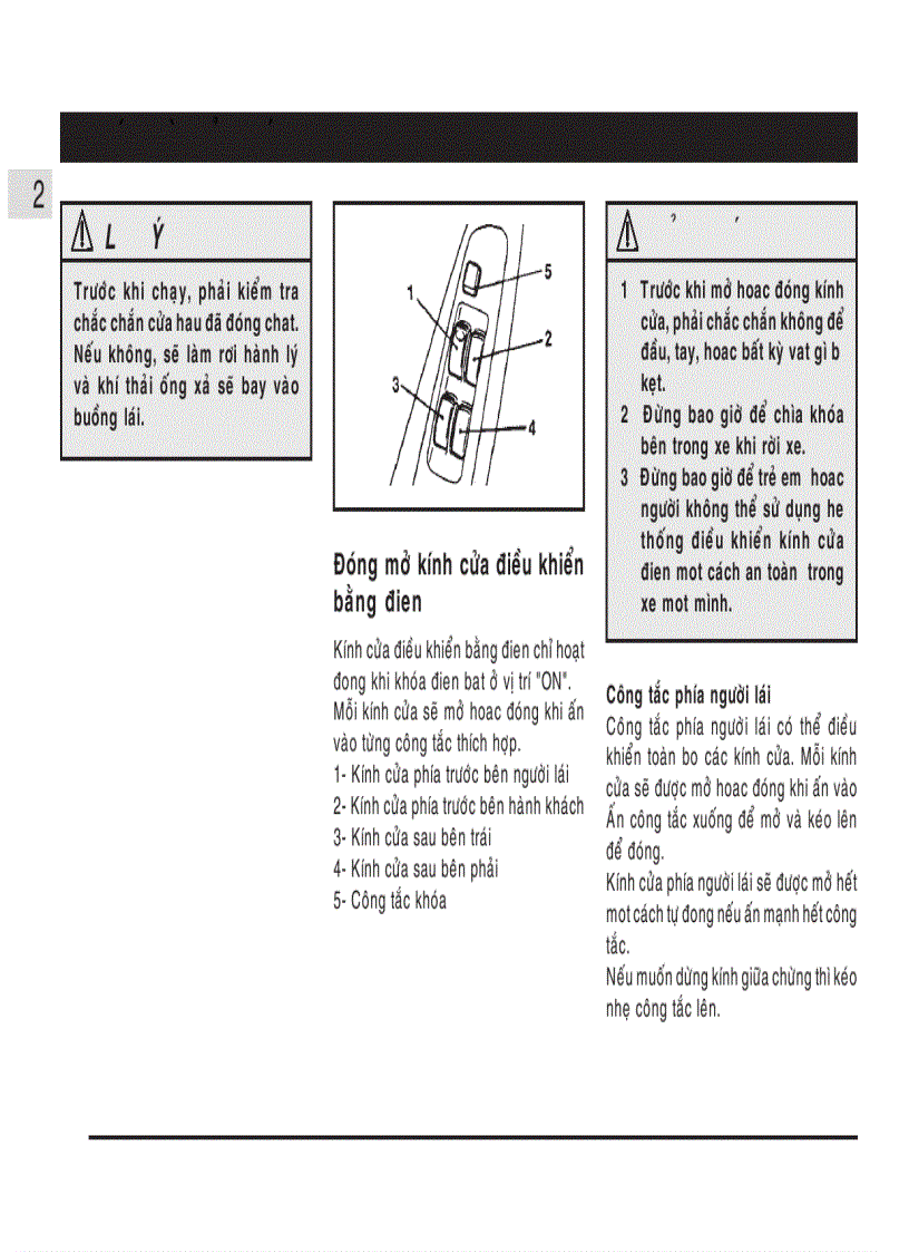 image for page Hướng dẫn sử dụng xe ô tô MITSUBISHI Jolie