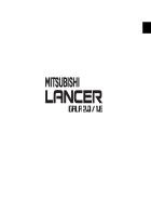 Hướng dẫn sử dụng xe ô tô MITSUBISHI Lancer