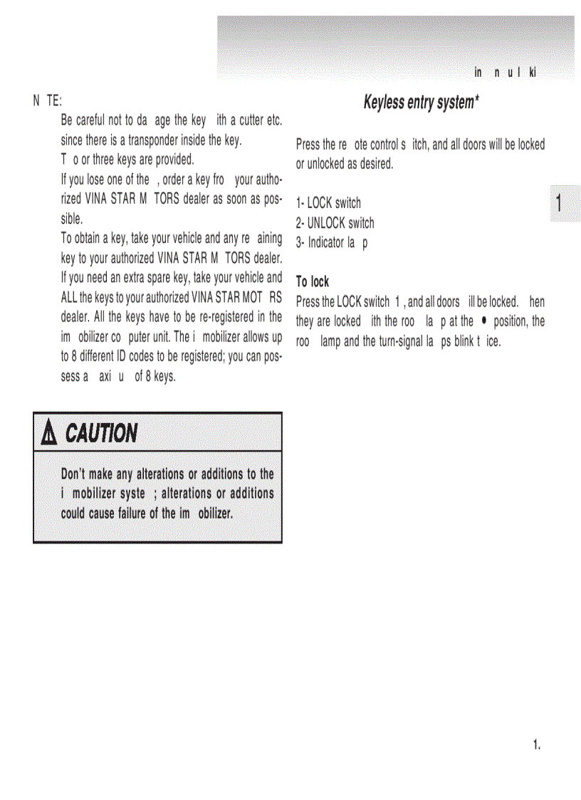 image for page Hướng dẫn sử dụng xe ô tô MITSUBISHI Lancer