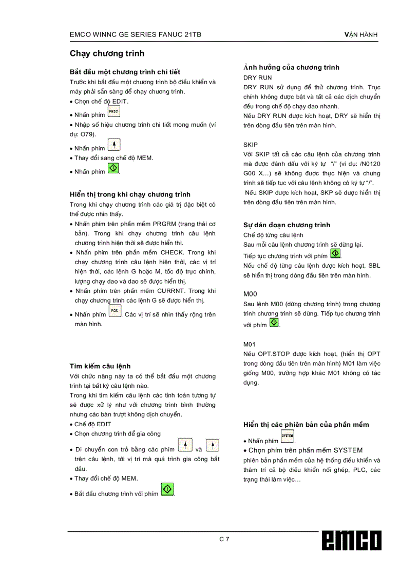 image for page Mô tả phần mềm máy tiện CNC EMCO WINNC GE SERIES FANUC 21TB