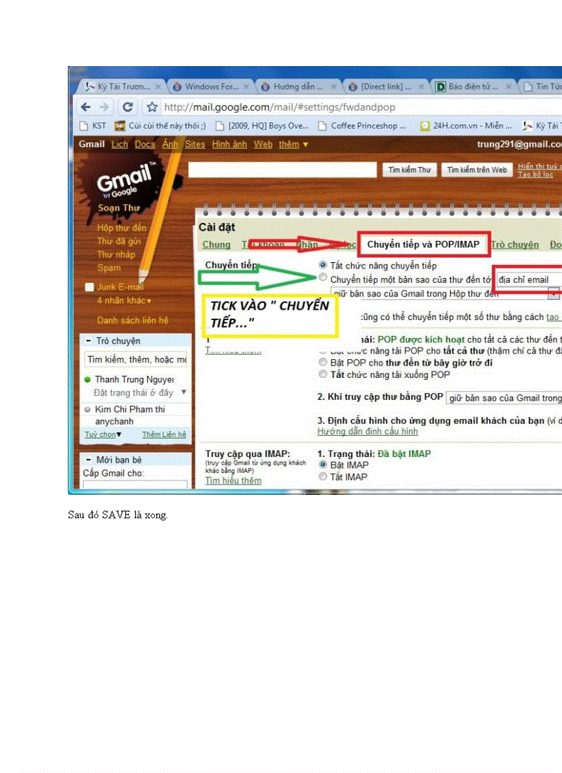 image for page Hướng dẫn dùng Microsoft Outlook 2007 duyệt thư Hotmail