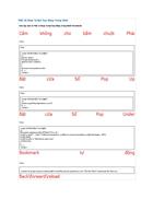 Một số đoạn Script hay dùng trong thiết kế Website