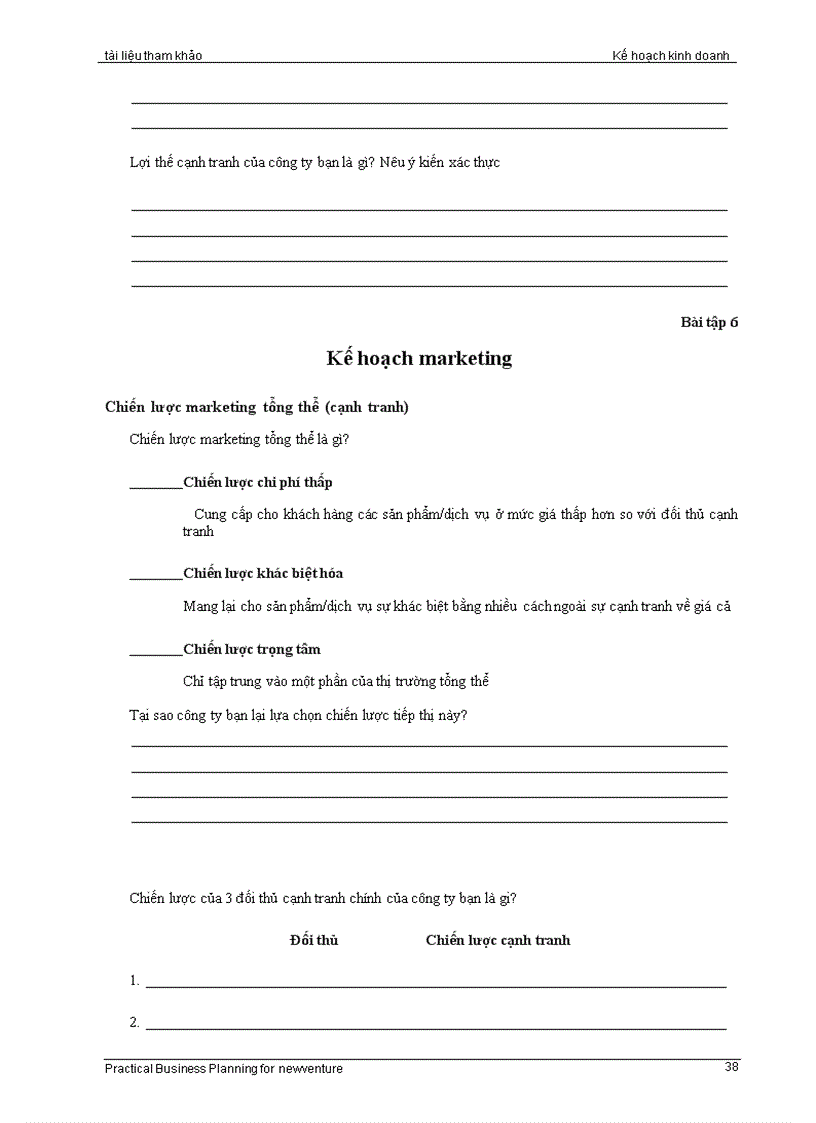 image for page Lập kế hoạch khởi sự kinh doanh ThS Bùi Đức Tuân