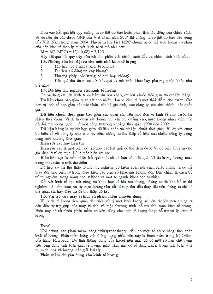 image for page Bài giảng KINH TẾ LƯỢNG