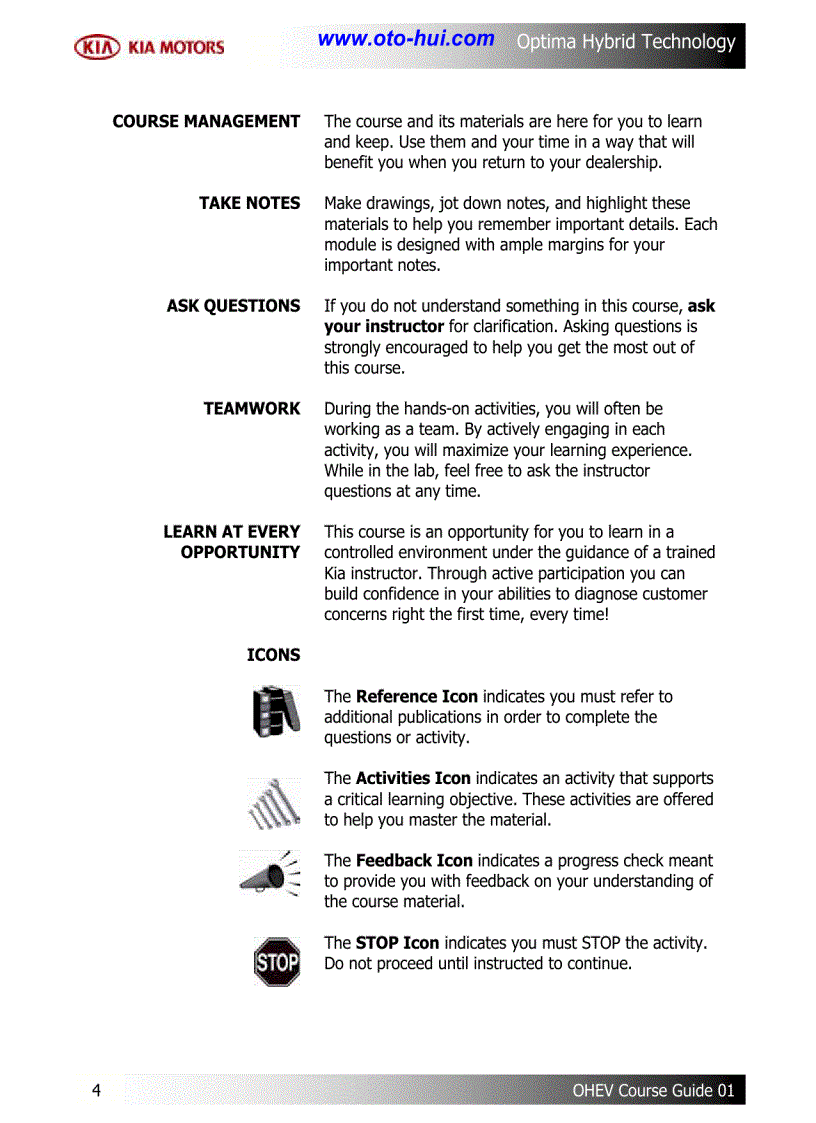 image for page Tài liệu đào tạo về công nghệ Hybrid trên xe KIA Optima 2011